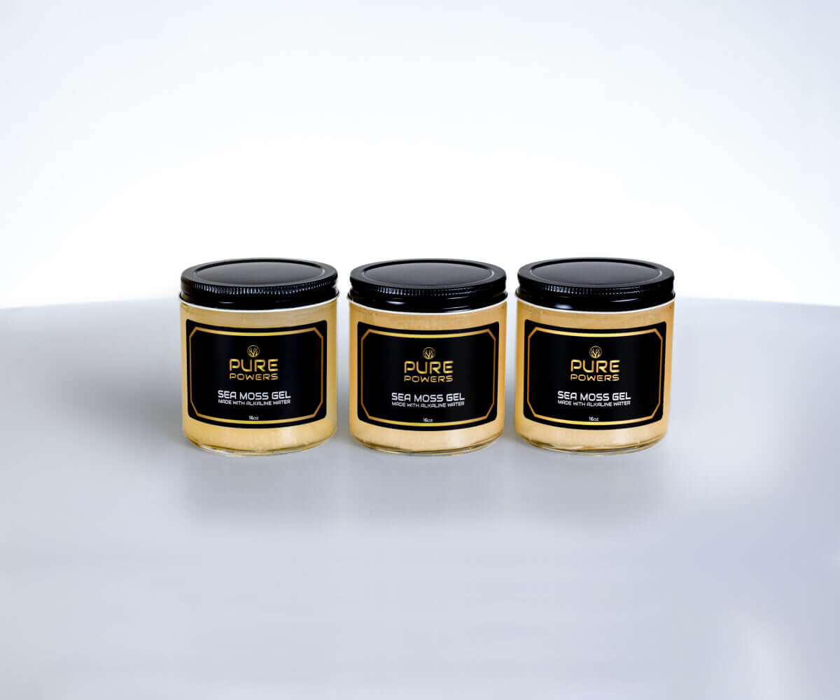 16oz Organic Sea Moss Gel Package