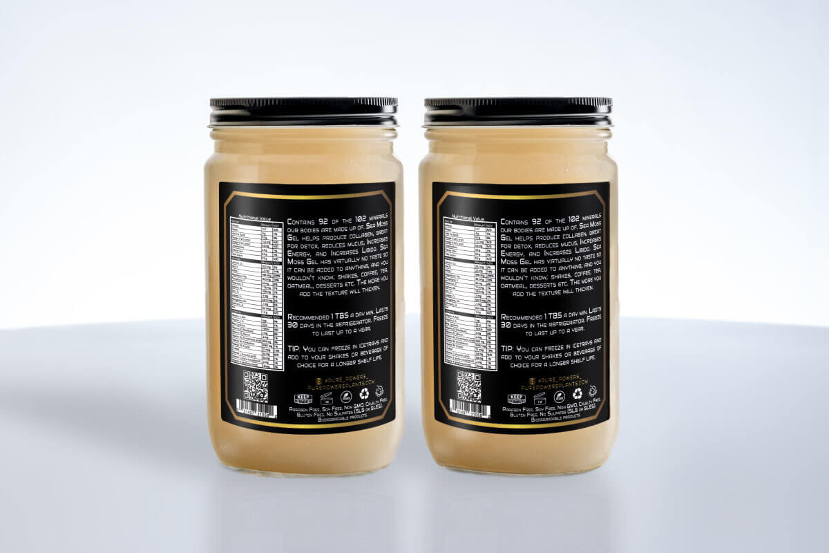 32oz Organic Sea Moss Gel Package - Image 2