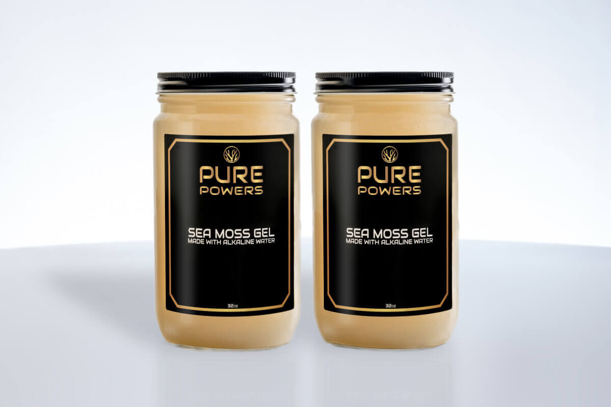 32oz Organic Sea Moss Gel Package
