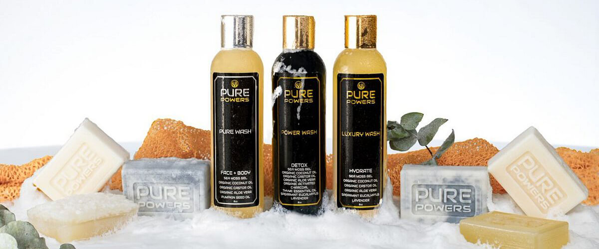 Short SAPO exfoliant net/sponge