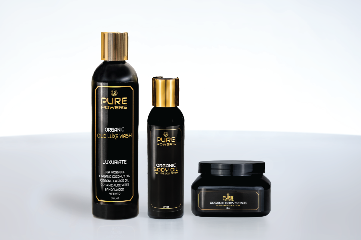 Organic Body Wash + Body Oil + Body Scrub Set